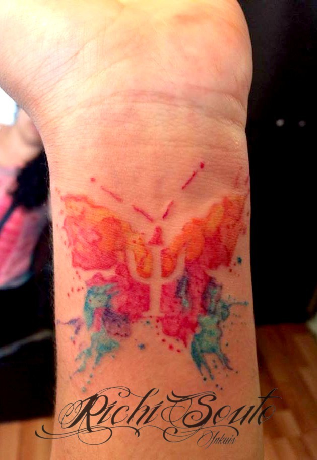 629x912 Watercolor Butterfly Tattoo By Richi Souto On Richi Souto Inkit