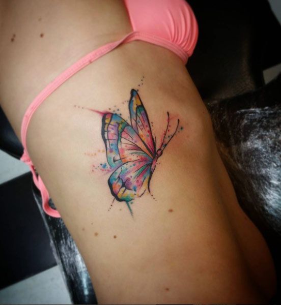 552x600 Wonderful Watercolor Tattoos For Women Animal Tattoo Designs