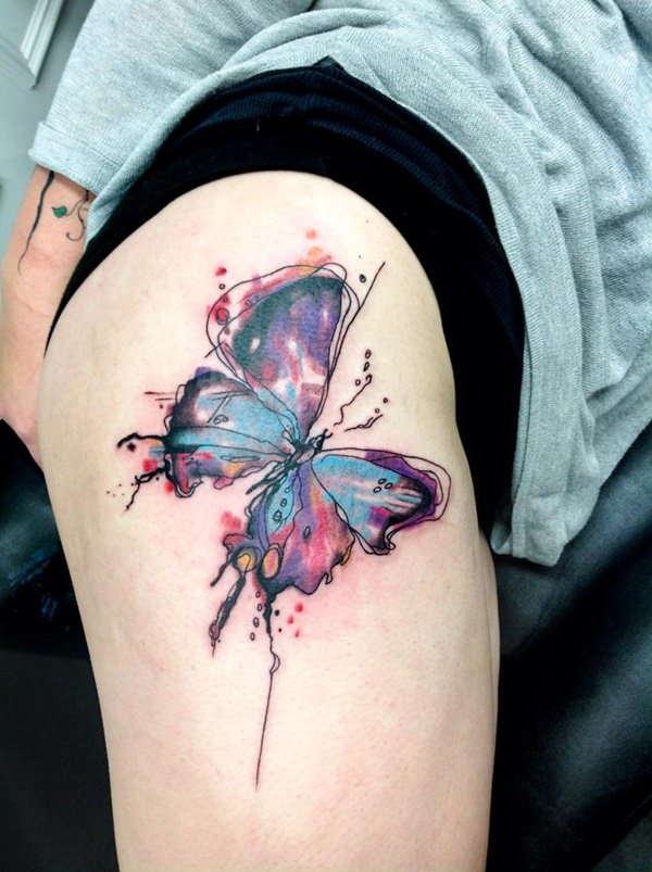 600x803 90 + Butterfly Tattoos Helping You Undergo Changes In Your Life