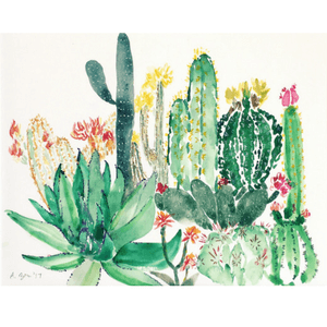 300x300 Cactus Fantasy, Original Watercolor Painting ~ General Store