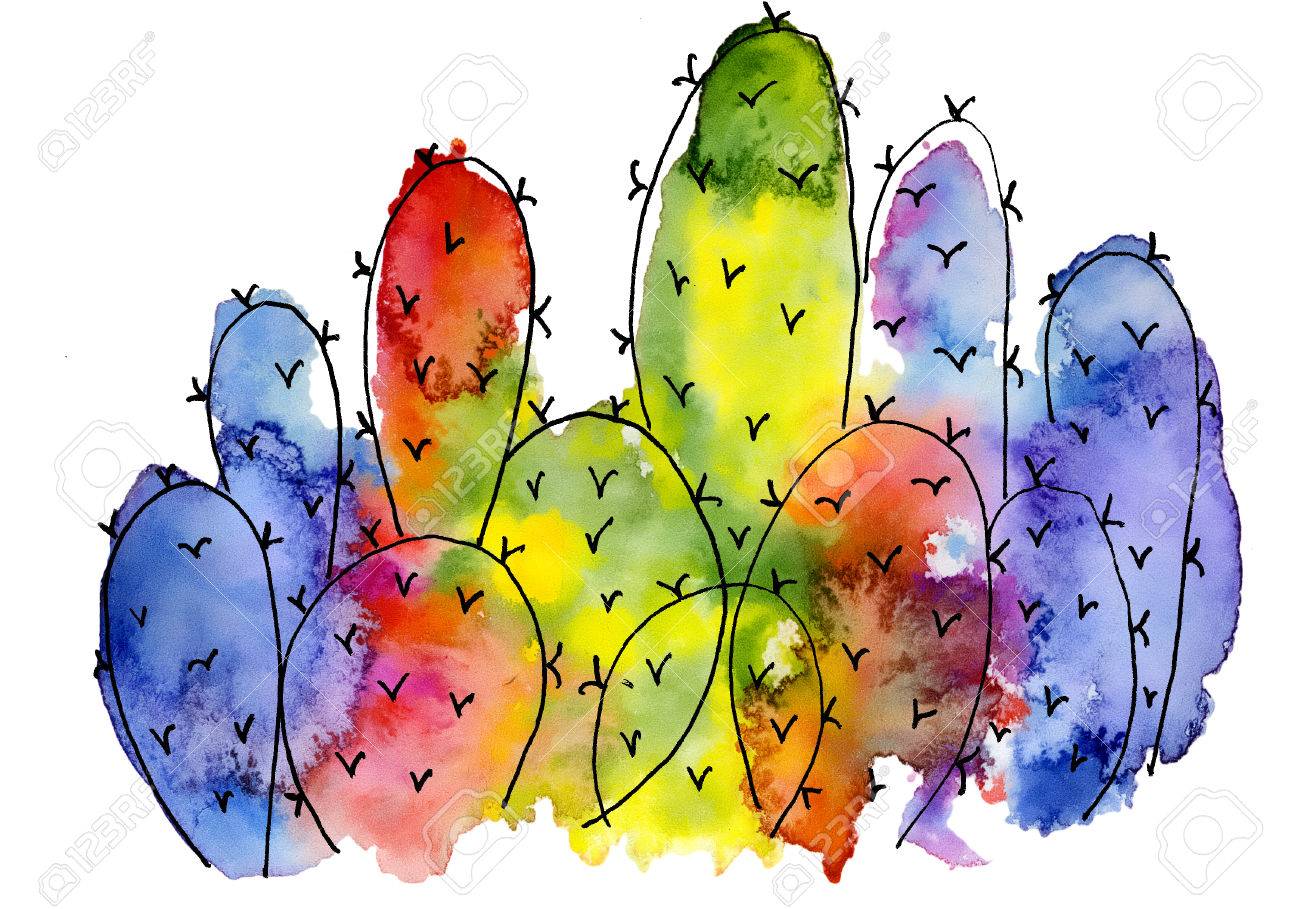 1300x909 Cacti Clipart