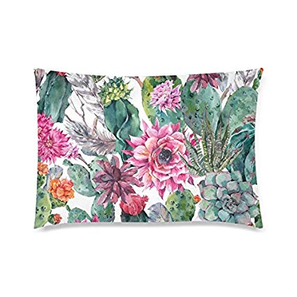 425x425 Interestprint Vintage Watercolor Cactus Flowers