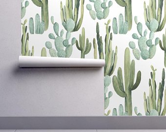 340x270 Cactus Wallpaper Etsy