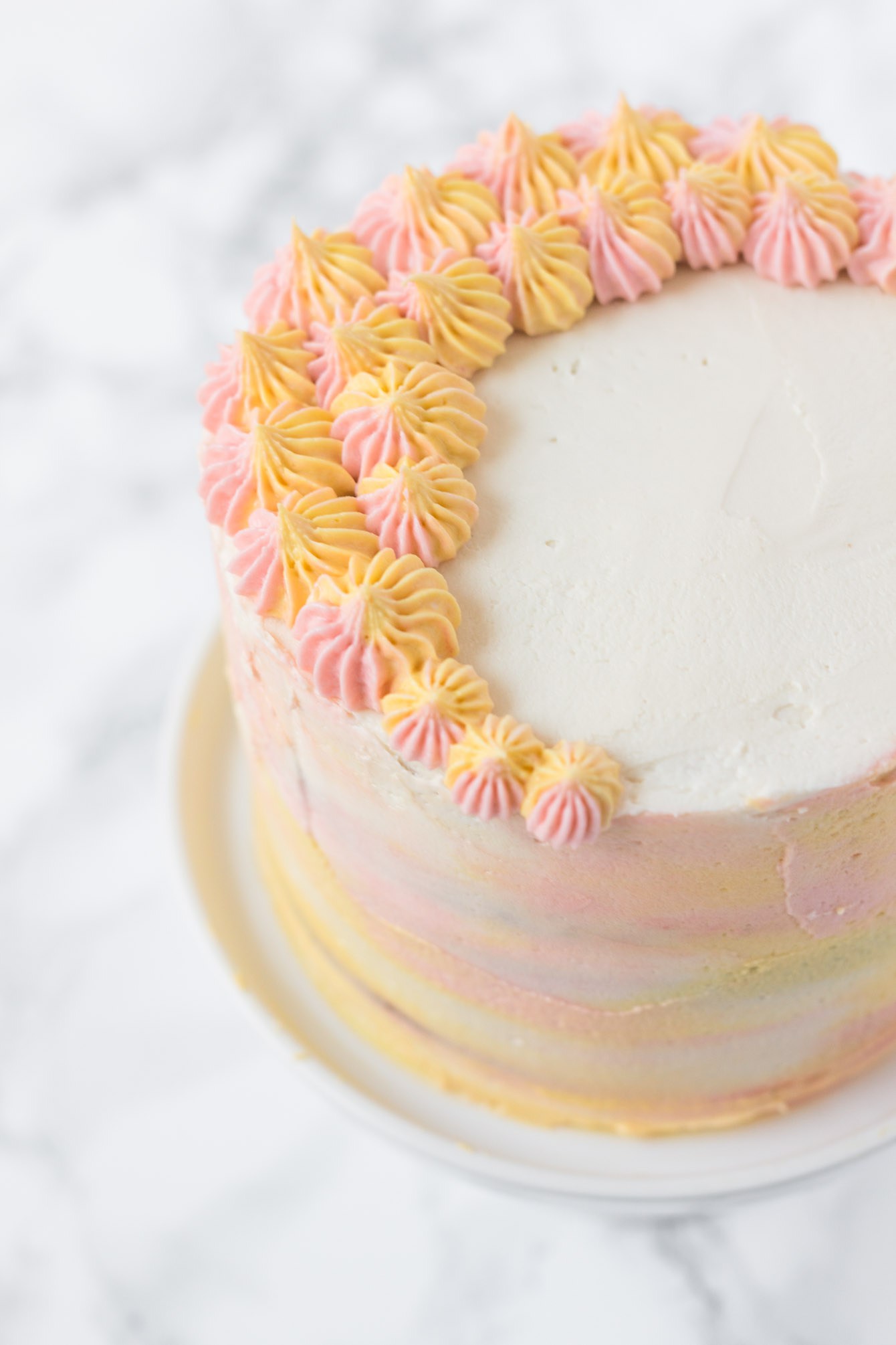 1340x2010 How To Decorate A Watercolor Cake