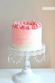 Watercolor Cake Decorating