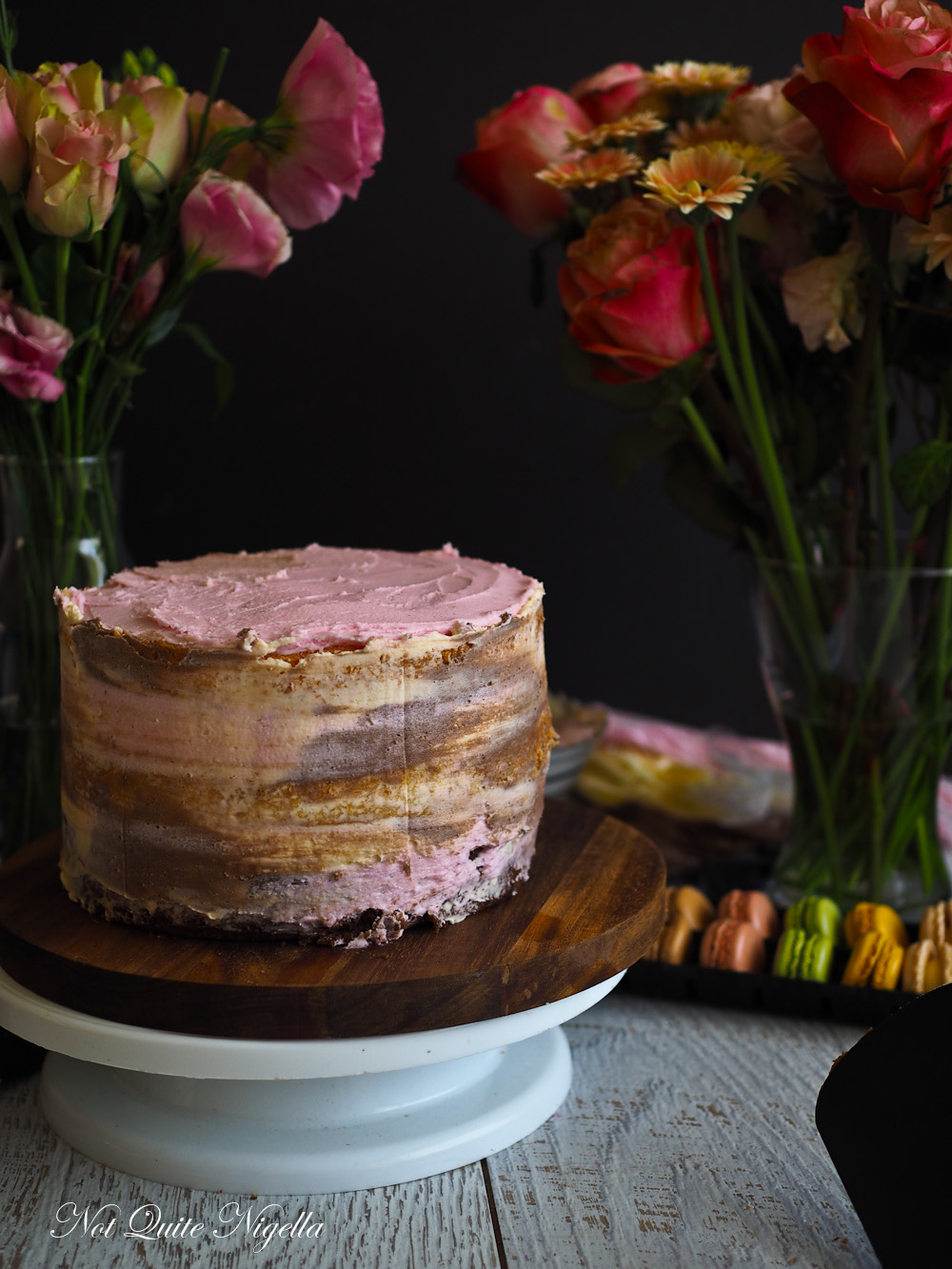 1000x1333 Neapolitan Watercolour Cake @ Not Quite Nigella
