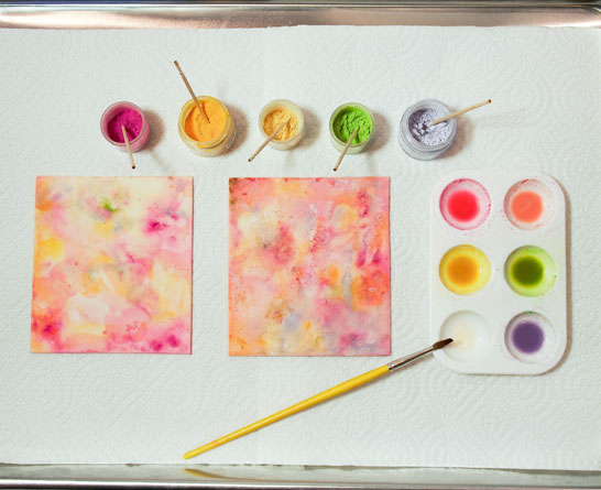 546x445 How To Paint A Watercolor Cake