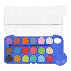 300x300 18 Colors Solid Watercolor Cake Brush Paint Pigment Set With