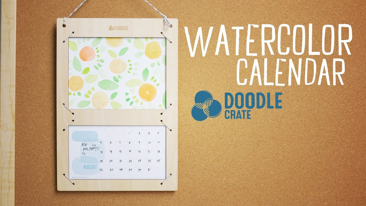 1280x720 Paint A Watercolor Calendar