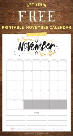 236x437 Happiness Is... October 2015 Free Printable Calendar And Planner