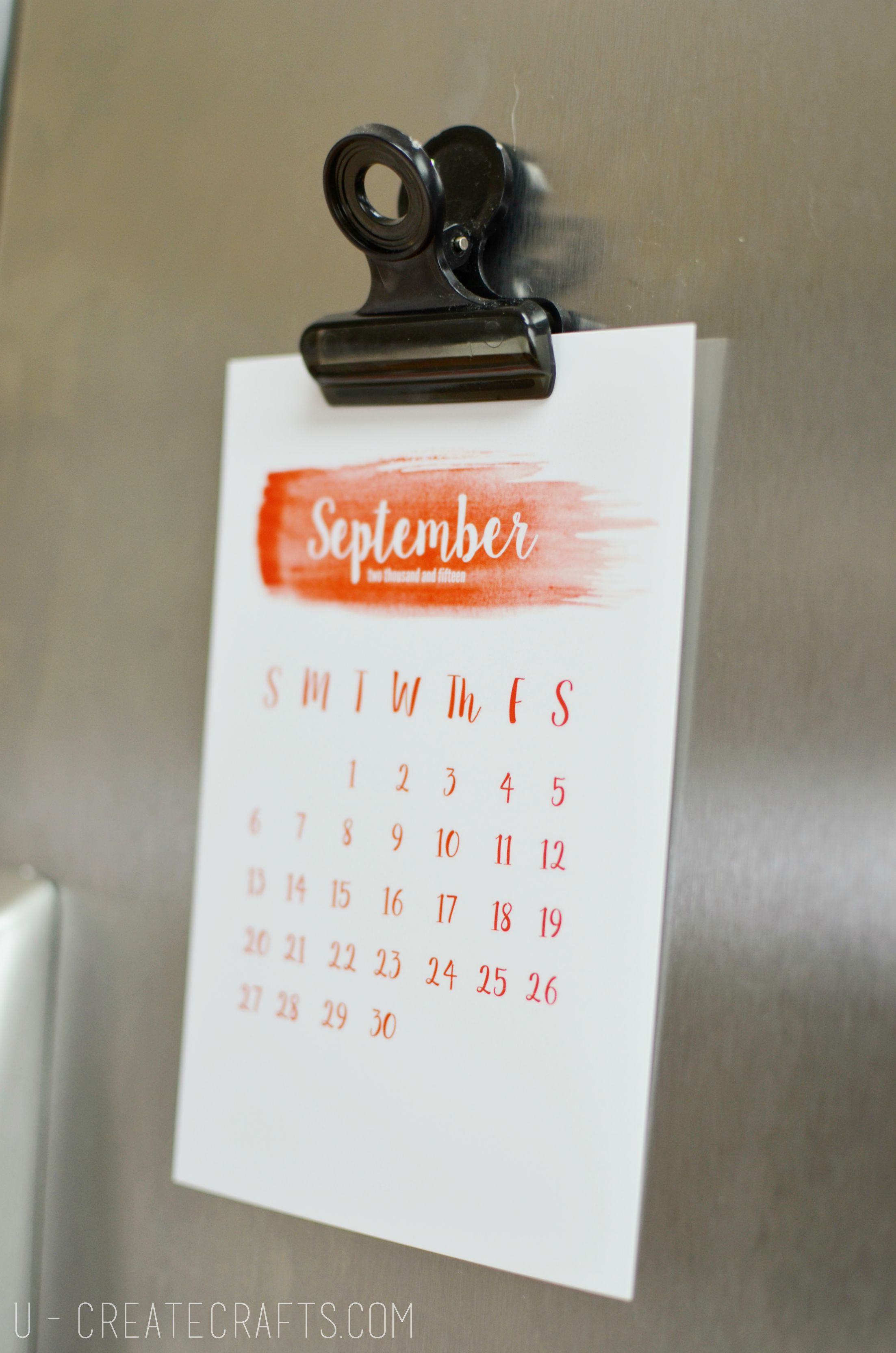2205x3329 Watercolor 2015 2016 Printable Calendar