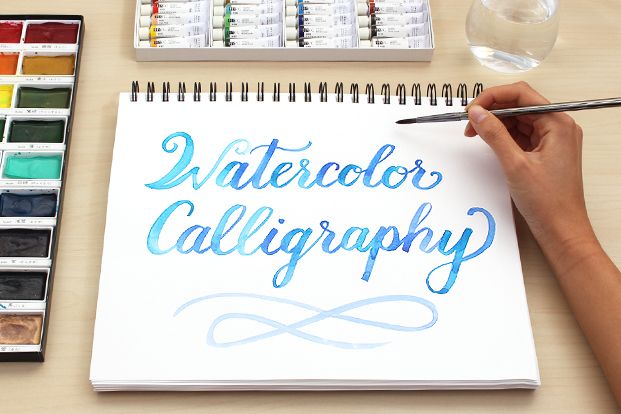 621x414 Watercolor Calligraphy For Beginners Watercolor Arts
