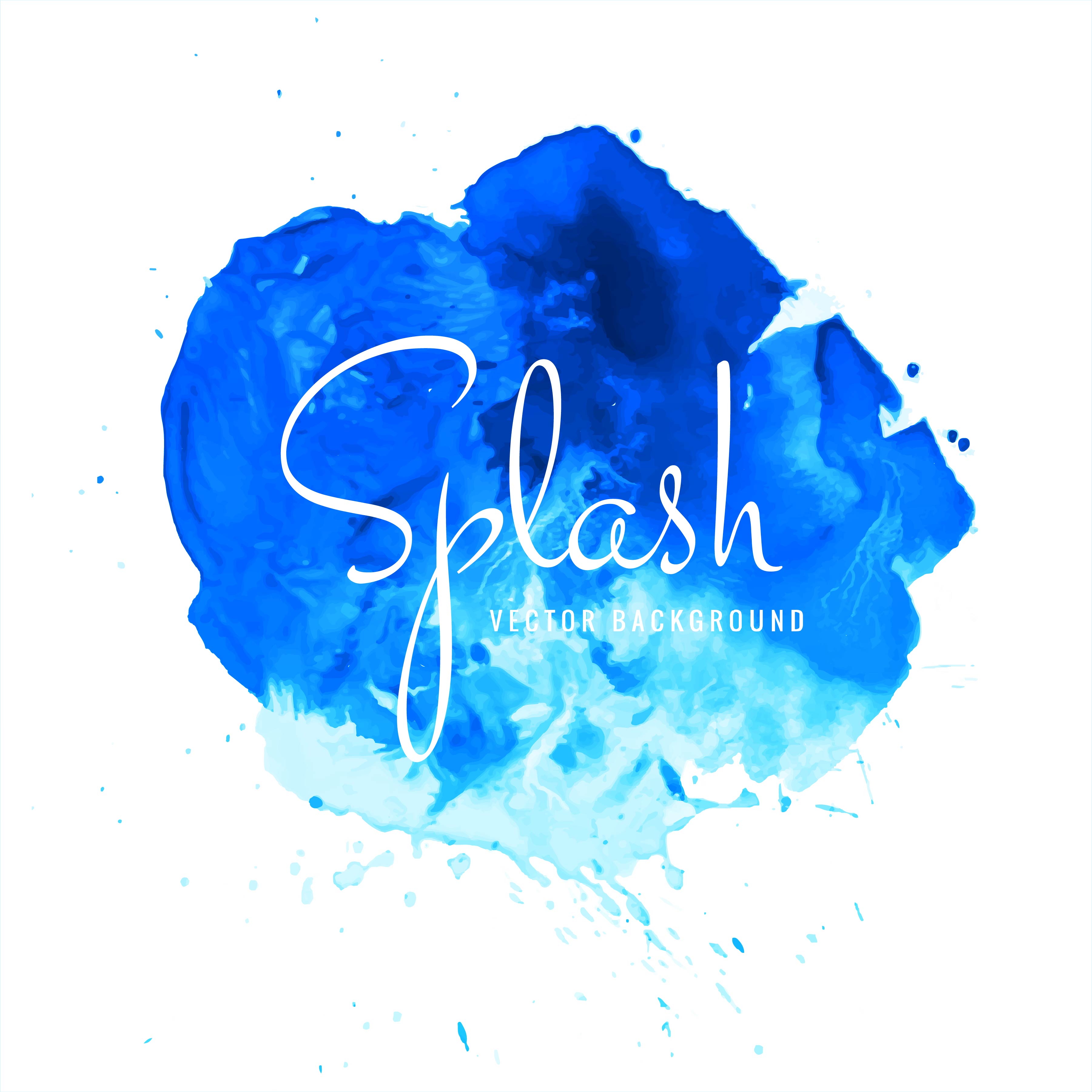 3601x3601 Watercolor Blue Calligraphy Vector Splatter Picturesque Www