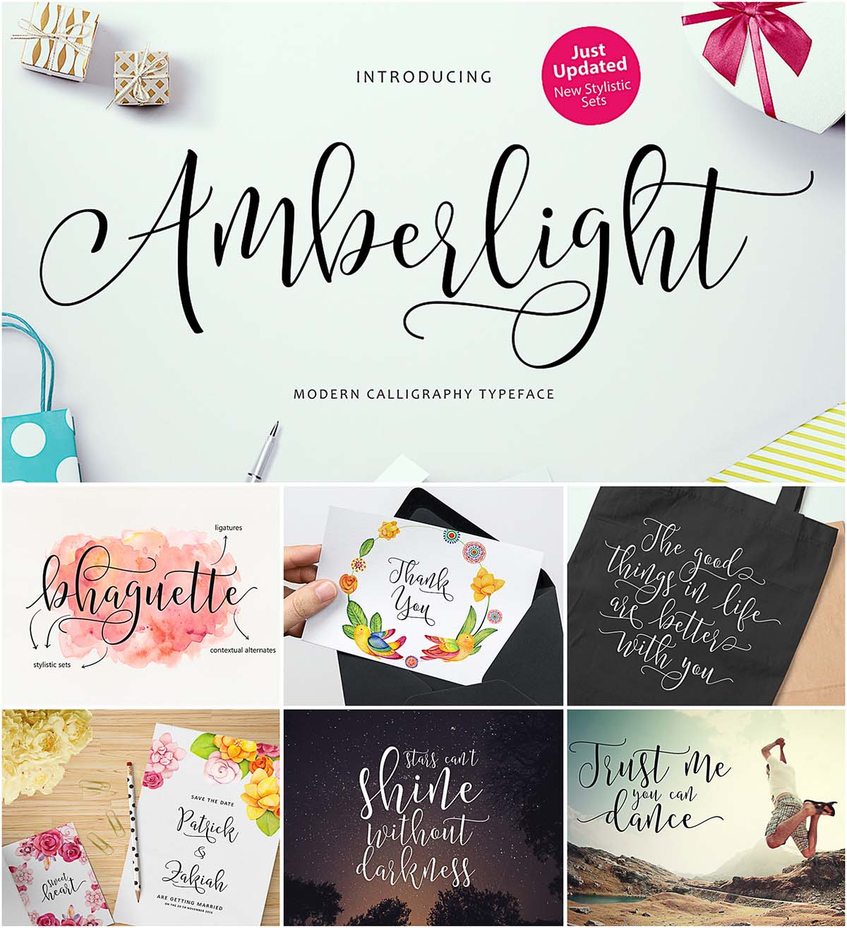1200x1314 Amberlight Calligraphy Font Free Download