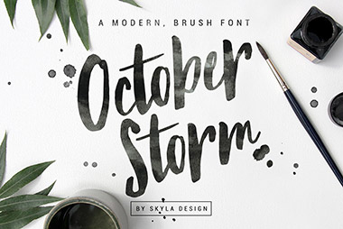 380x254 10 Watercolor Hand Lettering Logo For Your Inspiration