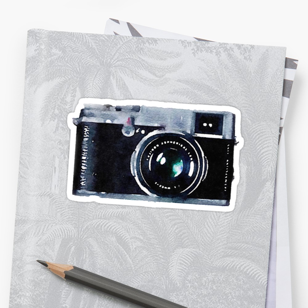 1000x1000 Watercolor Camera Trendyhipstertumblr Meme Stickers By Vrai