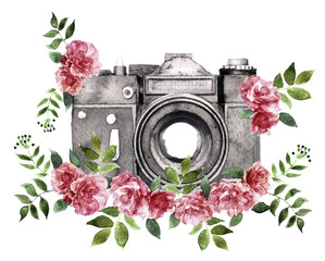 299x240 Camera Watercolor Photos, Royalty Free Images, Graphics, Vectors