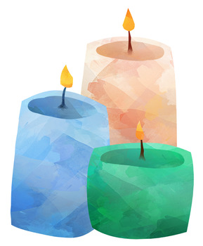 289x350 Watercolor Candles Clipart By Digitalartsi Teachers Pay Teachers