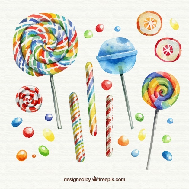 626x626 Watercolor Candy Vectors, Photos And Psd Files Free Download