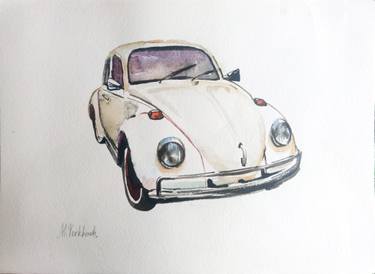 375x274 Original Car Watercolor Paintings For Sale Saatchi Art