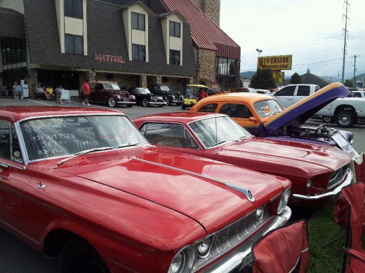 520x390 Painting (Pictures Of) Vintage Cars In Watercolor Feltmagnet