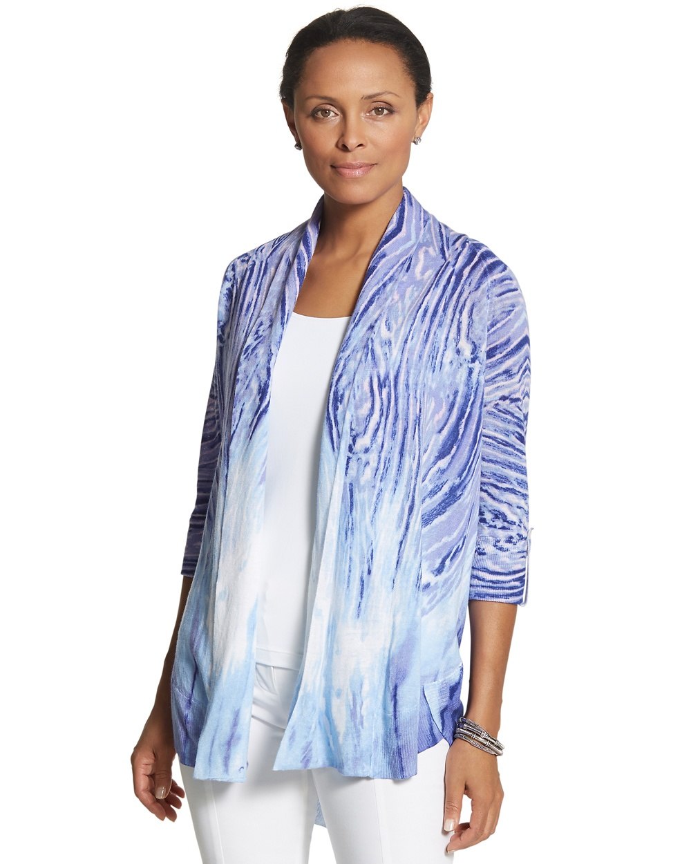 1000x1250 Kelli Watercolor Zebra Print Cardigan