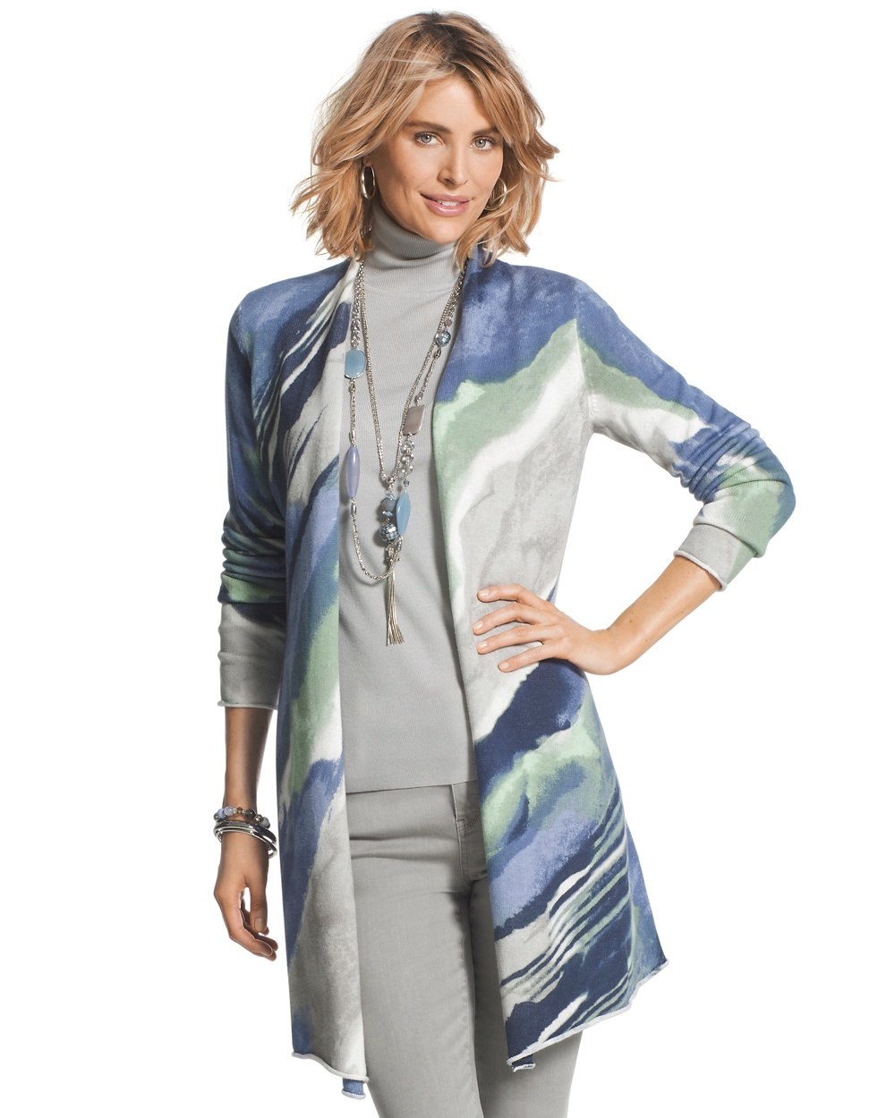 1000x1250 Abstract Watercolor Girlfriend Cardigan