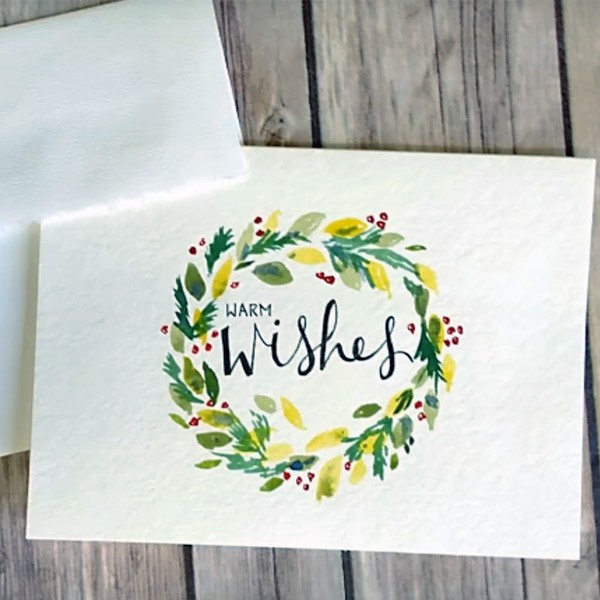 600x600 Strathmore Blank Watercolor Greeting Cards