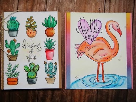 480x360 Watercolor Cards Sss May 2017 Card Kit
