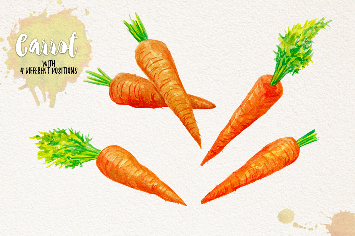 1160x772 Watercolor Vegetables, Herbs By Graphobia