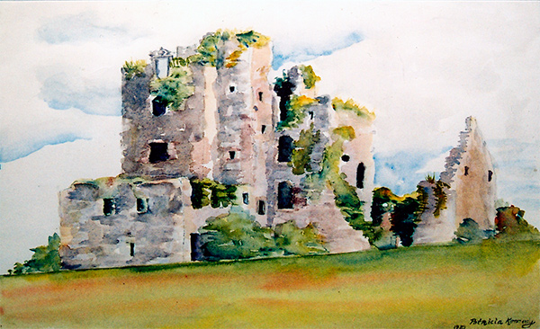 600x366 Landscape Painting Of Castle Kennedy In Scotland, By Patricia Kennedy