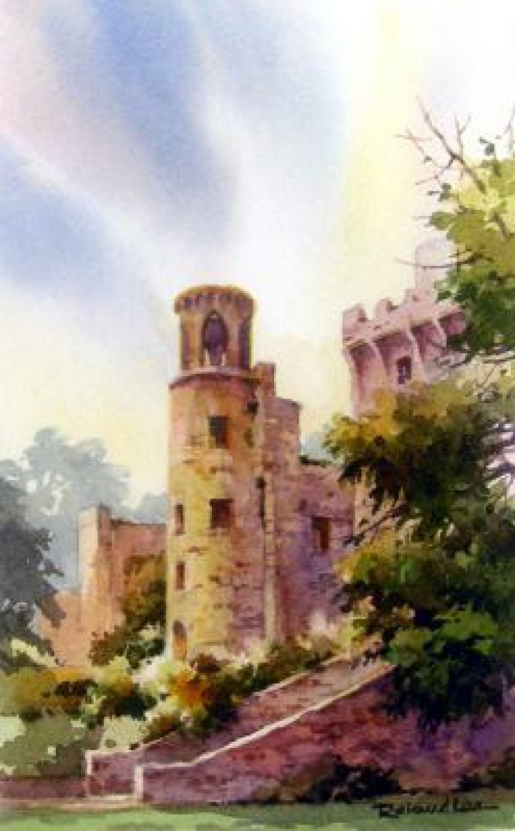 1024x1651 Wet In Wet Watercolor Technique For Sky Painting Blarney Castle