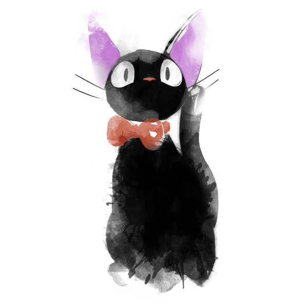 600x600 Watercolor Cat