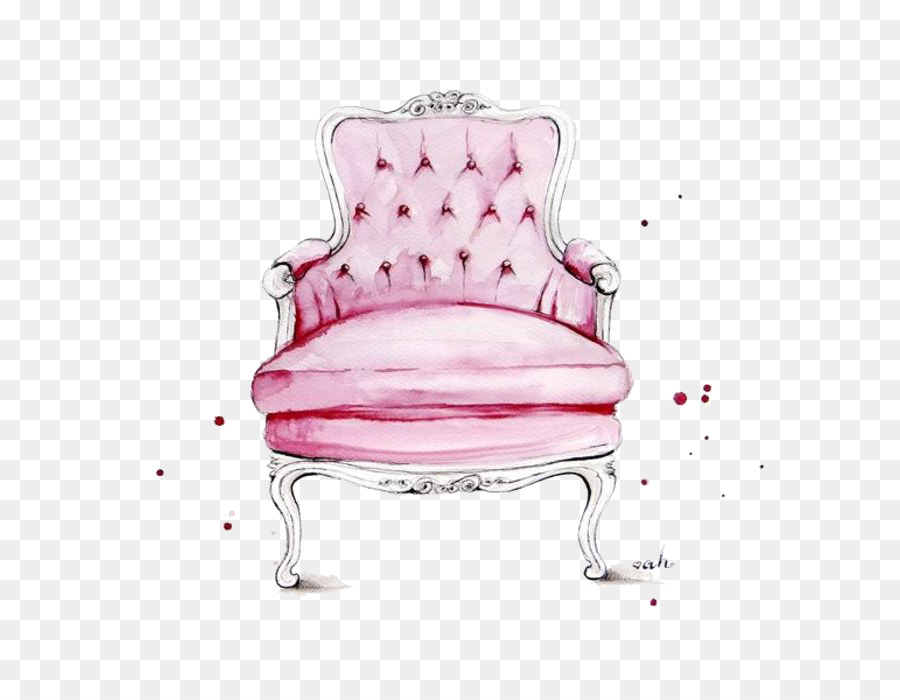 900x700 Chair Fashion Illustration Watercolor Painting Illustration