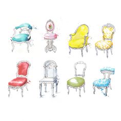 236x236 I Love That Lonny Blog Has Watercolor Wednesdays. And You Know