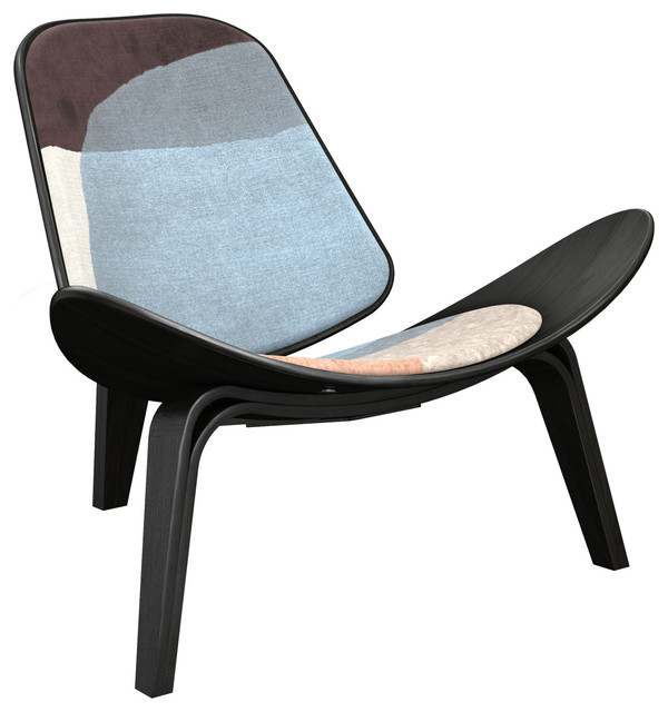 600x640 Shell Chair, Nordic Watercolor