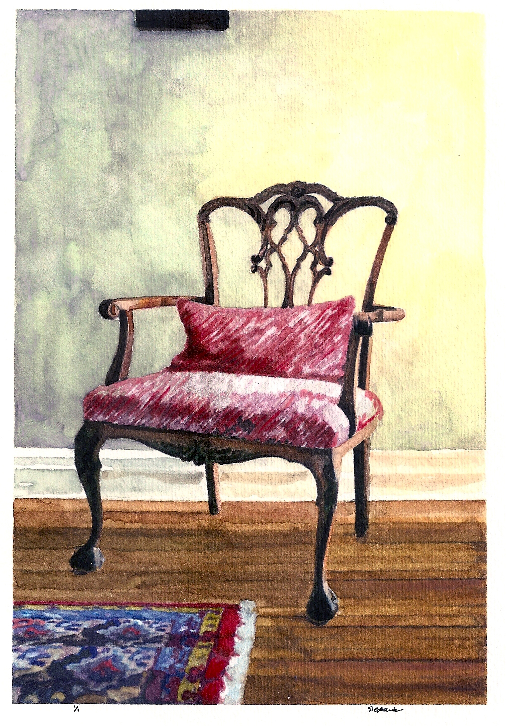 1021x1465 Still Life With Settee