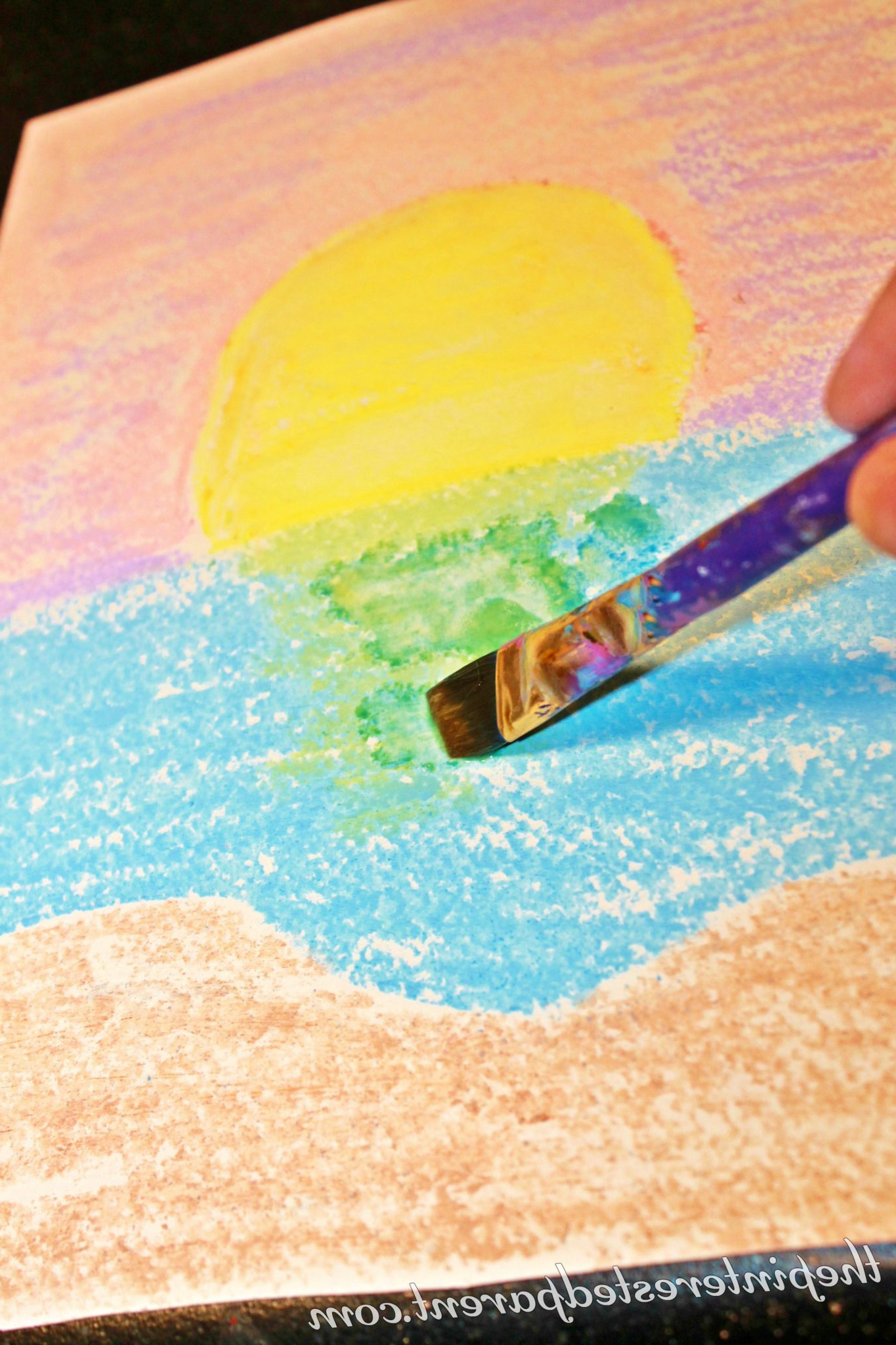 1365x2048 Easy Water Color Paintings Chalk Watercolor Painting The