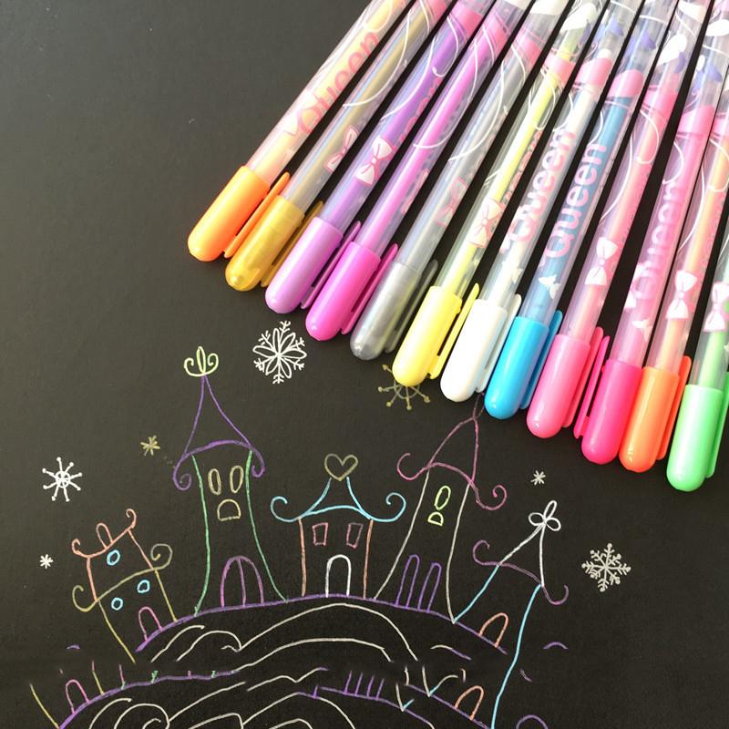 800x800 2018 Wholesale Watercolor Chalk Color Gel Pen Set For Diy Album