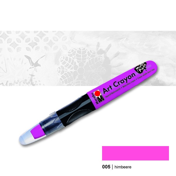 600x600 Watercolor Wax Chalk, Art Crayon, Raspberry