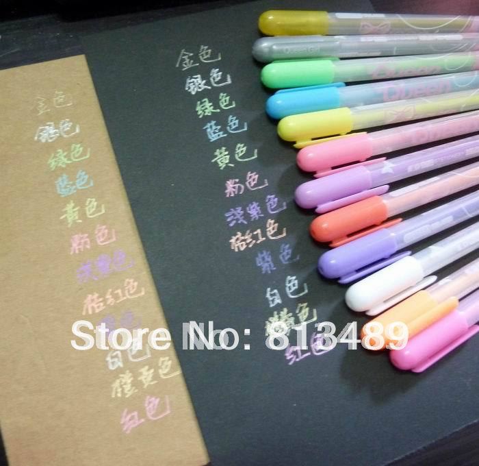 700x680 12 Pcslot Watercolor Chalk Gel Pen Set For Photo Album