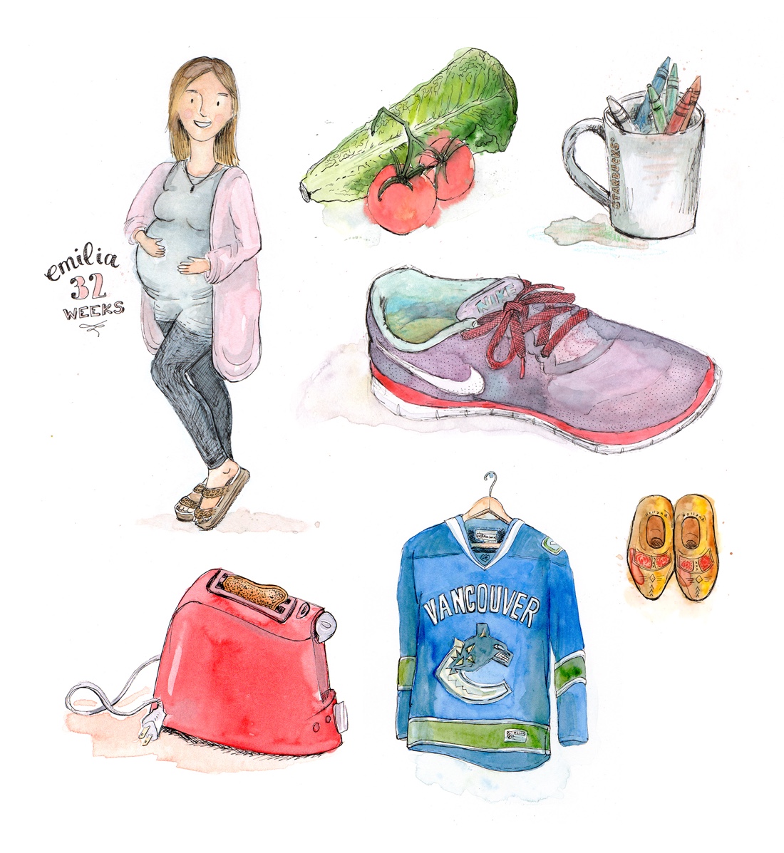 1100x1197 Watercolors Challenge