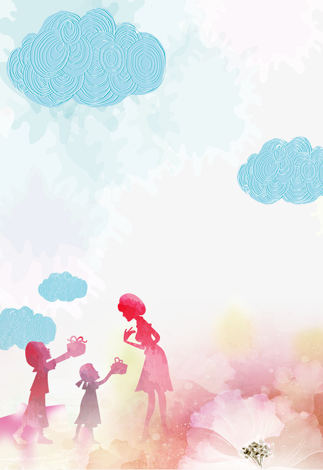 650x946 Watercolor Png Transparent Material, Clouds, Character, Watercolor