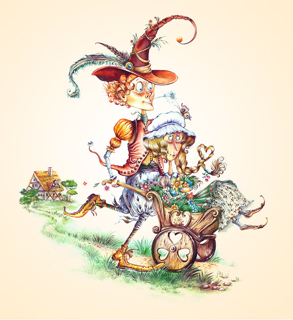 600x654 Watercolor Illustrations On Behance