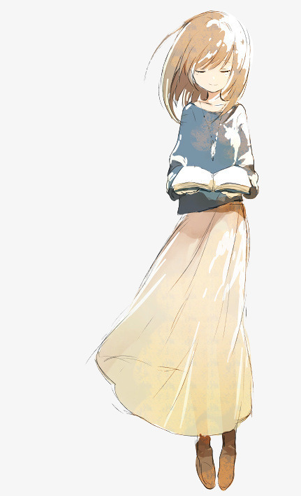 431x708 Watercolor Ink Painting Characters, Watercolor Clipart, Watercolor