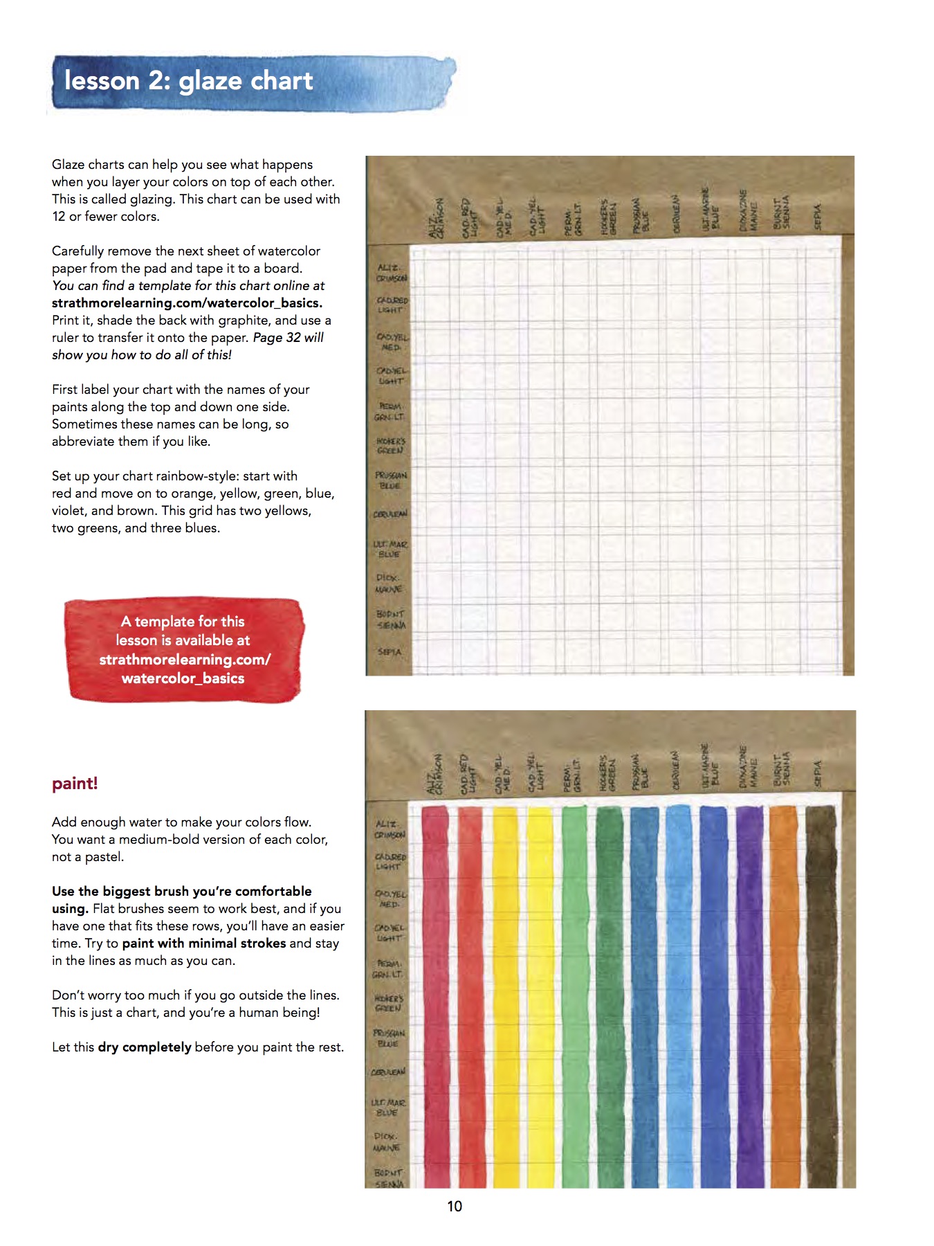 Watercolor Chart Template at GetDrawings | Free download