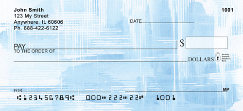 500x229 Watercolor Personal Checks, Watercolor Checks
