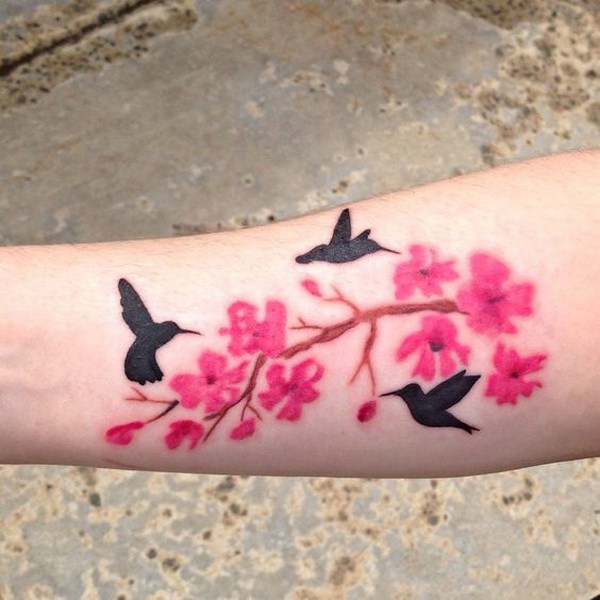 600x600 Cute Examples Of Cherry Blossom Tattoos