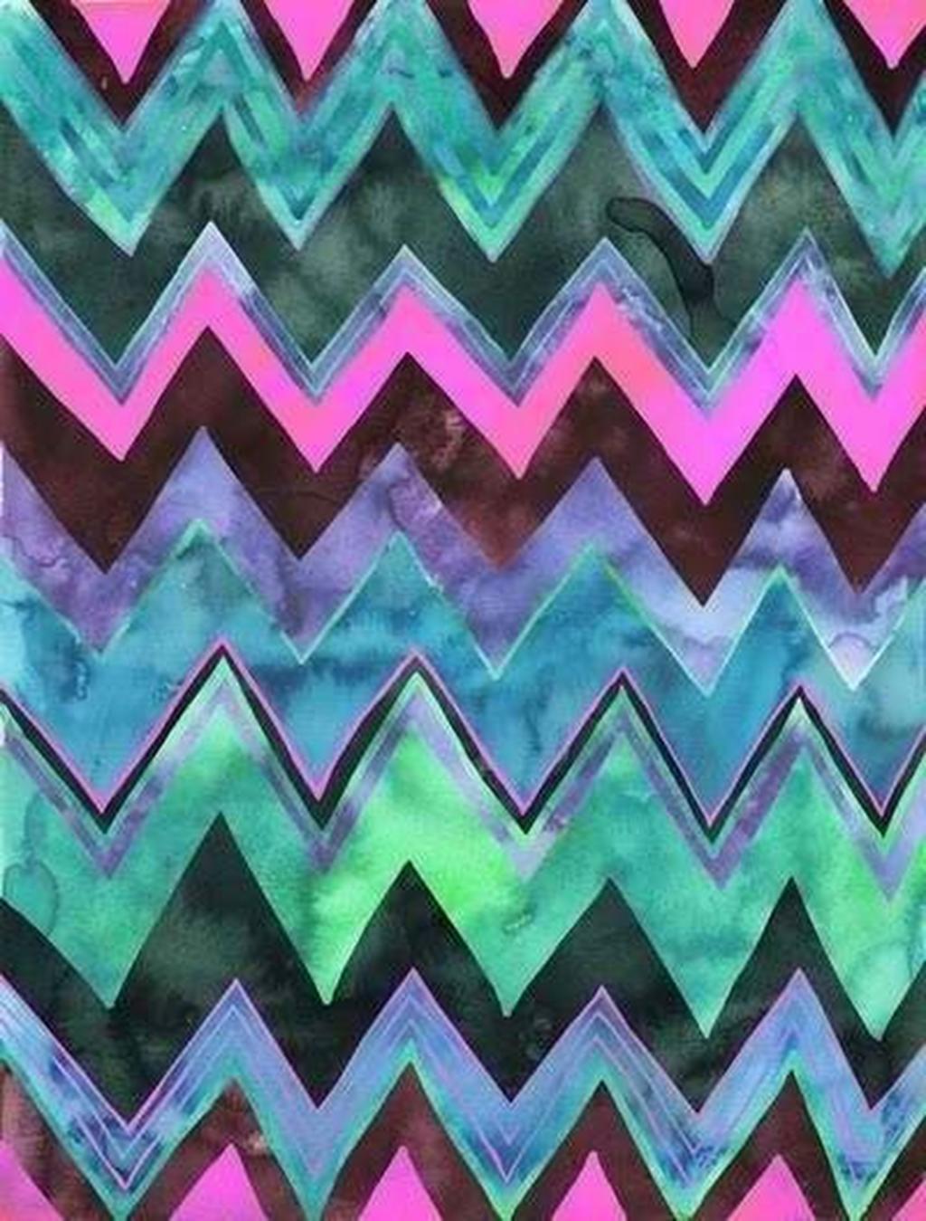 1024x1349 Watercolor Chevron Pretty Little Patterns