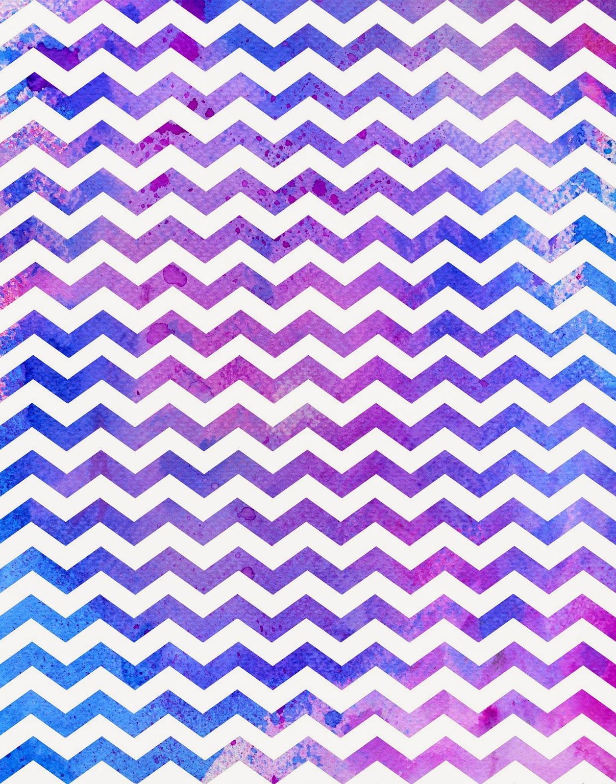 1257x1600 Watercolor Chevron Freebies! Print